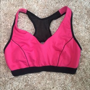 Barbie pink and black Victoria Secret sports bra 34C